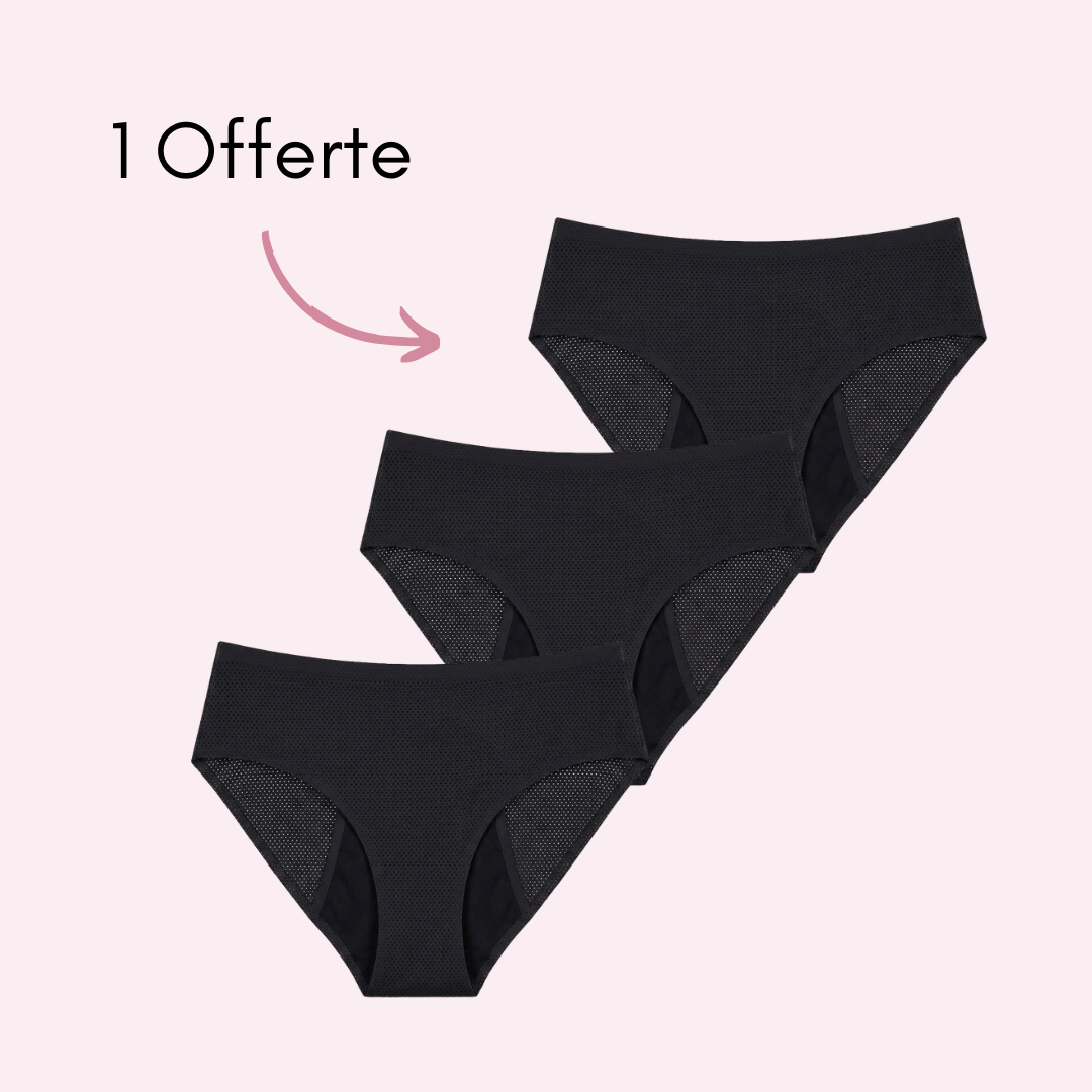Culotte Menstruelle Respirante Sans coutures Angèle (Nouveauté)
